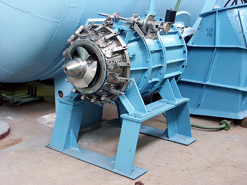 Bulb turbine model.