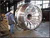 Runner with a diameter of 2.29 m for a Francis turbine of 36.6 MW. Runner with a diameter of 2.29 m for a Francis turbine of 36.6 MW.